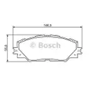 BOSCH 0 986 494 174 Bremsbelagsatz, Scheibenbremse