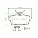 BOSCH 0 986 494 192 Bremsbelagsatz, Scheibenbremse