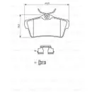 BOSCH 0 986 494 192 Bremsbelagsatz, Scheibenbremse