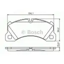 BOSCH 0 986 494 206 Bremsbelagsatz, Scheibenbremse