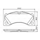 BOSCH 0 986 494 206 Bremsbelagsatz, Scheibenbremse