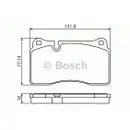 BOSCH 0 986 494 207 Bremsbelagsatz, Scheibenbremse