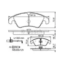 BOSCH 0 986 494 201 Bremsbelagsatz, Scheibenbremse