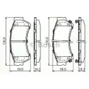 BOSCH 0 986 494 221 Bremsbelagsatz, Scheibenbremse