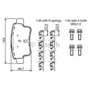 BOSCH 0 986 494 222 Bremsbelagsatz, Scheibenbremse