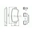 BOSCH 0 986 494 213 Bremsbelagsatz, Scheibenbremse
