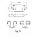 BOSCH 0 986 494 214 Bremsbelagsatz, Scheibenbremse