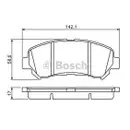 BOSCH 0 986 494 244 Bremsbelagsatz, Scheibenbremse