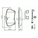 BOSCH 0 986 494 290 Bremsbelagsatz, Scheibenbremse