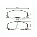 BOSCH 0 986 494 298 Bremsbelagsatz, Scheibenbremse