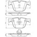 BOSCH 0 986 494 294 Bremsbelagsatz, Scheibenbremse