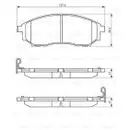 BOSCH 0 986 494 295 Bremsbelagsatz, Scheibenbremse
