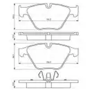 BOSCH 0 986 494 354 Bremsbelagsatz, Scheibenbremse