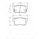 BOSCH 0 986 494 358 Bremsbelagsatz, Scheibenbremse