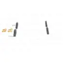 BOSCH 0 986 494 392 Bremsbelagsatz, Scheibenbremse