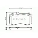 BOSCH 0 986 494 405 Bremsbelagsatz, Scheibenbremse
