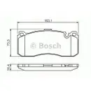BOSCH 0 986 494 428 Bremsbelagsatz, Scheibenbremse