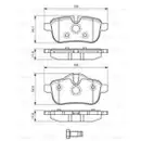 BOSCH 0 986 494 450 Bremsbelagsatz, Scheibenbremse