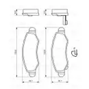 BOSCH 0 986 494 458 Bremsbelagsatz, Scheibenbremse