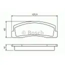 BOSCH 0 986 494 462 Bremsbelagsatz, Scheibenbremse