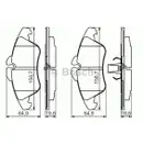 BOSCH 0 986 494 504 Bremsbelag