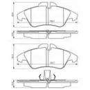 BOSCH 0 986 494 504 Bremsbelag