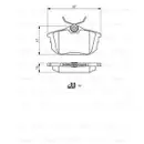 BOSCH 0 986 494 506 Bremsbelag