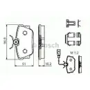 BOSCH 0 986 494 529 Bremsbelagsatz, Scheibenbremse