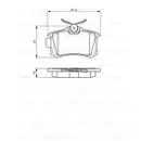 BOSCH 0 986 494 520 Bremsbelag