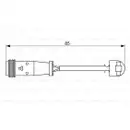 Warnkontakt Bremsbelagverschleiß Bosch 1 987 473 038 für Mercedes Benz für VW