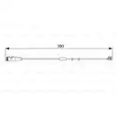 Warnkontakt Bremsbelagverschleiß Bosch 1 987 473 033 für Opel für Vauxhall