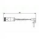 Warnkontakt Bremsbelagverschleiß Bosch 1 987 473 070 für Mercedes Benz