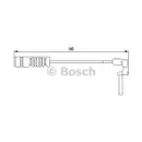 BOSCH 1 987 474 901 Warnkontakt, Bremsbelagverschleiß für MERCEDES-BENZ, PUCH