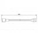 Warnkontakt Bremsbelagverschleiß Bosch 1 987 474 905 für Bmw Vorderachse