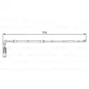 Warnkontakt Bremsbelagverschleiß Bosch 1 987 474 946 für Bmw Hinterachse