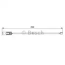 Warnkontakt Bremsbelagverschleiß Bosch 1 987 474 956 für Bmw Hinterachse