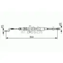 BOSCH 1 987 477 171 Seilzug, Feststellbremse
