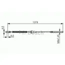 BOSCH 1 987 477 310 Seilzug, Feststellbremse