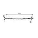 BOSCH 1 987 477 532 Seilzug, Feststellbremse