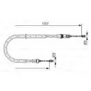 BOSCH 1 987 477 587 Seilzug, Feststellbremse