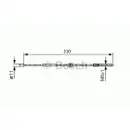 BOSCH 1 987 477 667 Seilzug, Feststellbremse