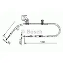 BOSCH 1 987 477 803 Seilzug, Feststellbremse