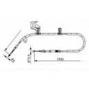 BOSCH 1 987 477 803 Seilzug, Feststellbremse