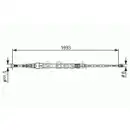 BOSCH 1 987 477 817 Seilzug, Feststellbremse