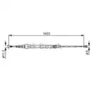 BOSCH 1 987 477 817 Seilzug, Feststellbremse