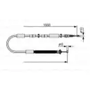 BOSCH 1 987 477 911 Seilzug, Feststellbremse
