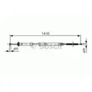 BOSCH 1 987 477 926 Seilzug, Feststellbremse