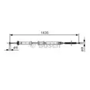 BOSCH 1 987 477 926 Seilzug, Feststellbremse