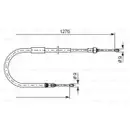 BOSCH 1 987 477 938 Seilzug, Feststellbremse