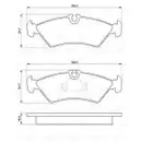 BOSCH 0 986 424 219 Bremsbelagsatz, Scheibenbremse
